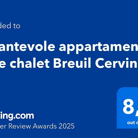 Apartament Incantevole Stile Cervinia *